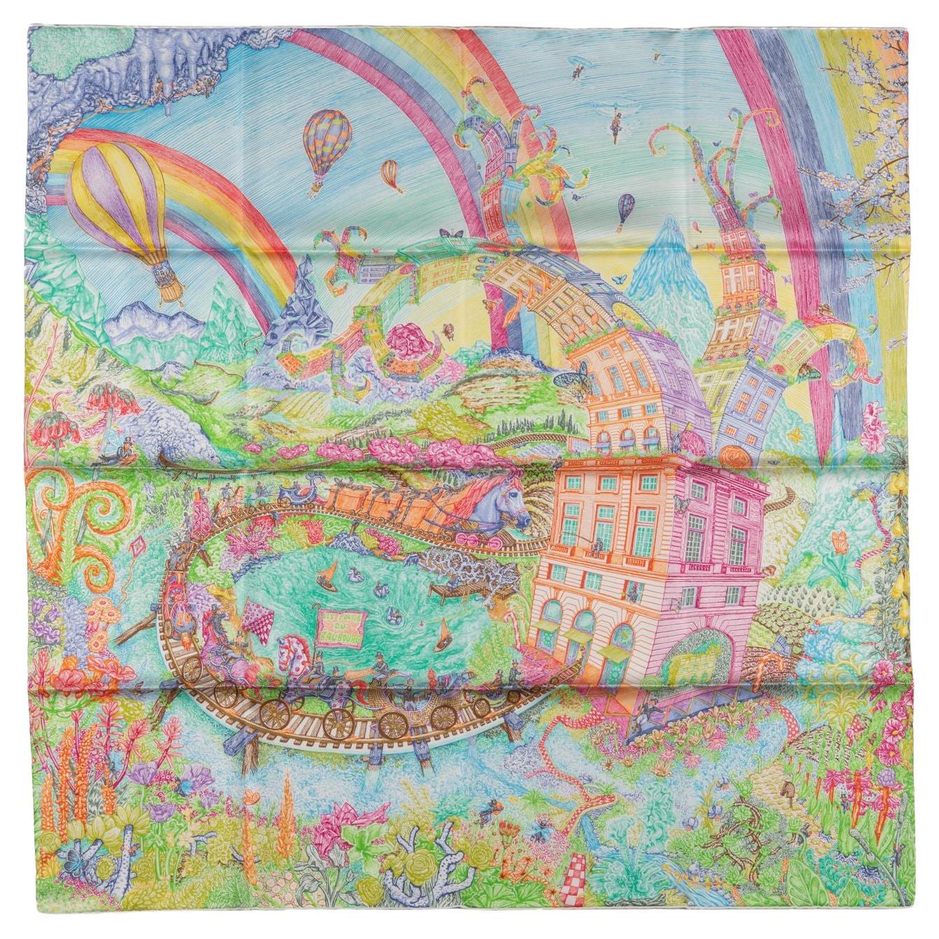 Hermès "Les Folies du Faubourg" Scarf NB