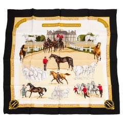 Sciarpa in seta Hermès Les Haras Nationaux