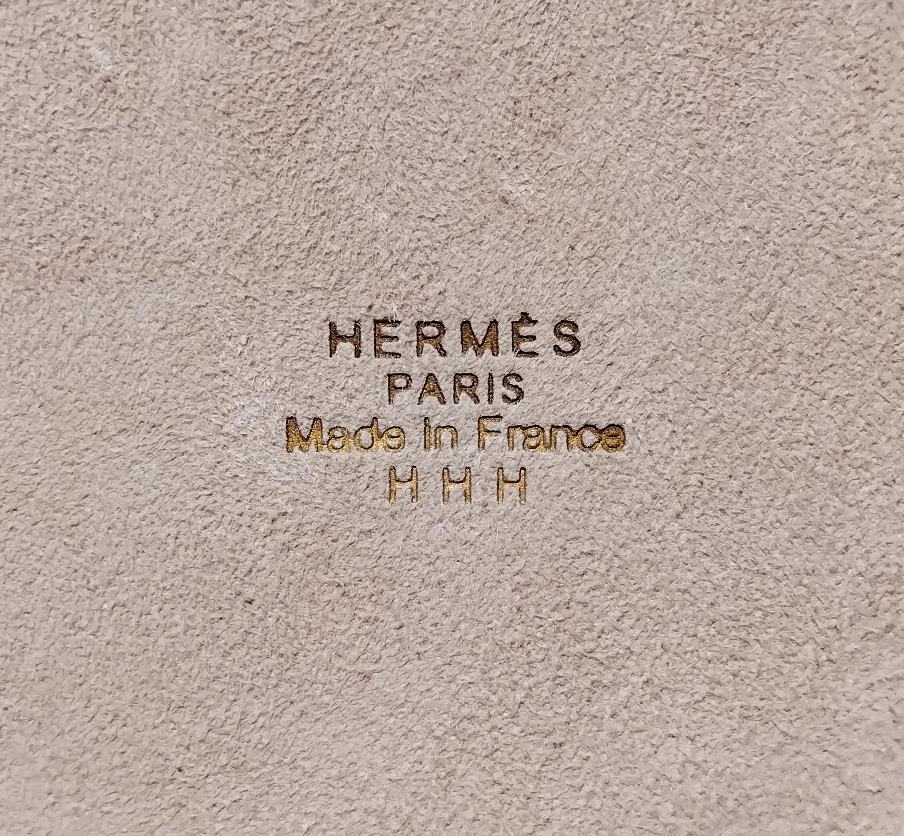 Hermès Les Jardins d'Arménie Cigar Ashtray Cgange Tray Porcelain Gold Armenia For Sale 14