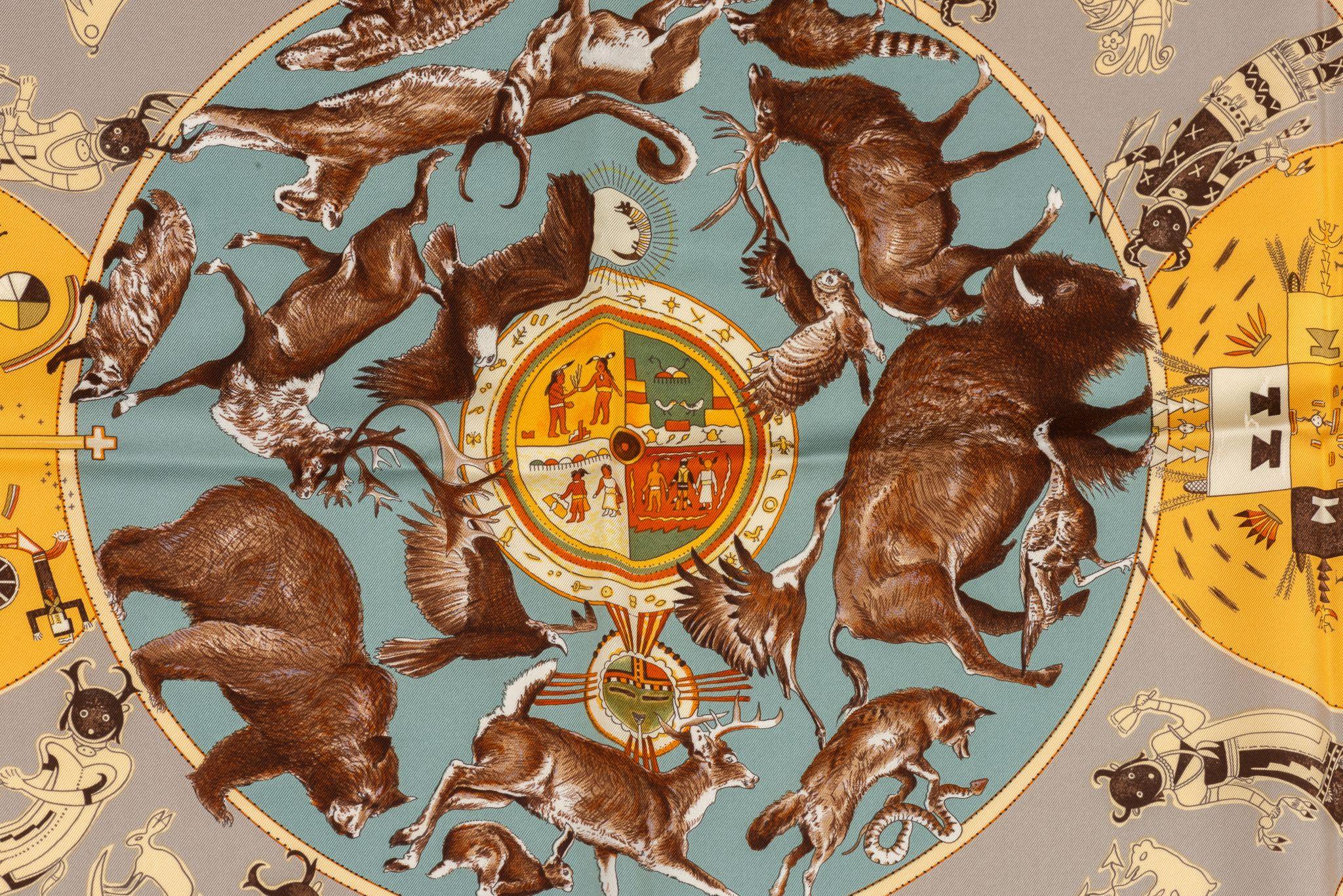 Hermes Les Mythologies Scarf For Sale 1