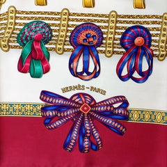 Hermès Les rubans du cheval by Joachim Metz Carré 1989