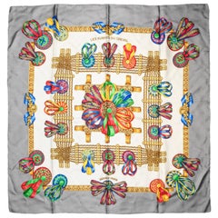 Hermes Les Rubans du Cheval Silk Scarf Created By Joachim Metz