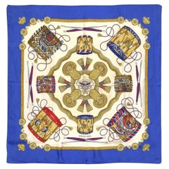 Seidenschal/Halstuch von Hermes Les Tambours mit Trommeln