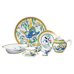 HERMES "LES TOUCANS " Juego de té