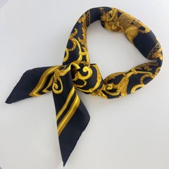 Hermès Les Tuileries Silk Scarf by Joachim Metz, Circa 1990