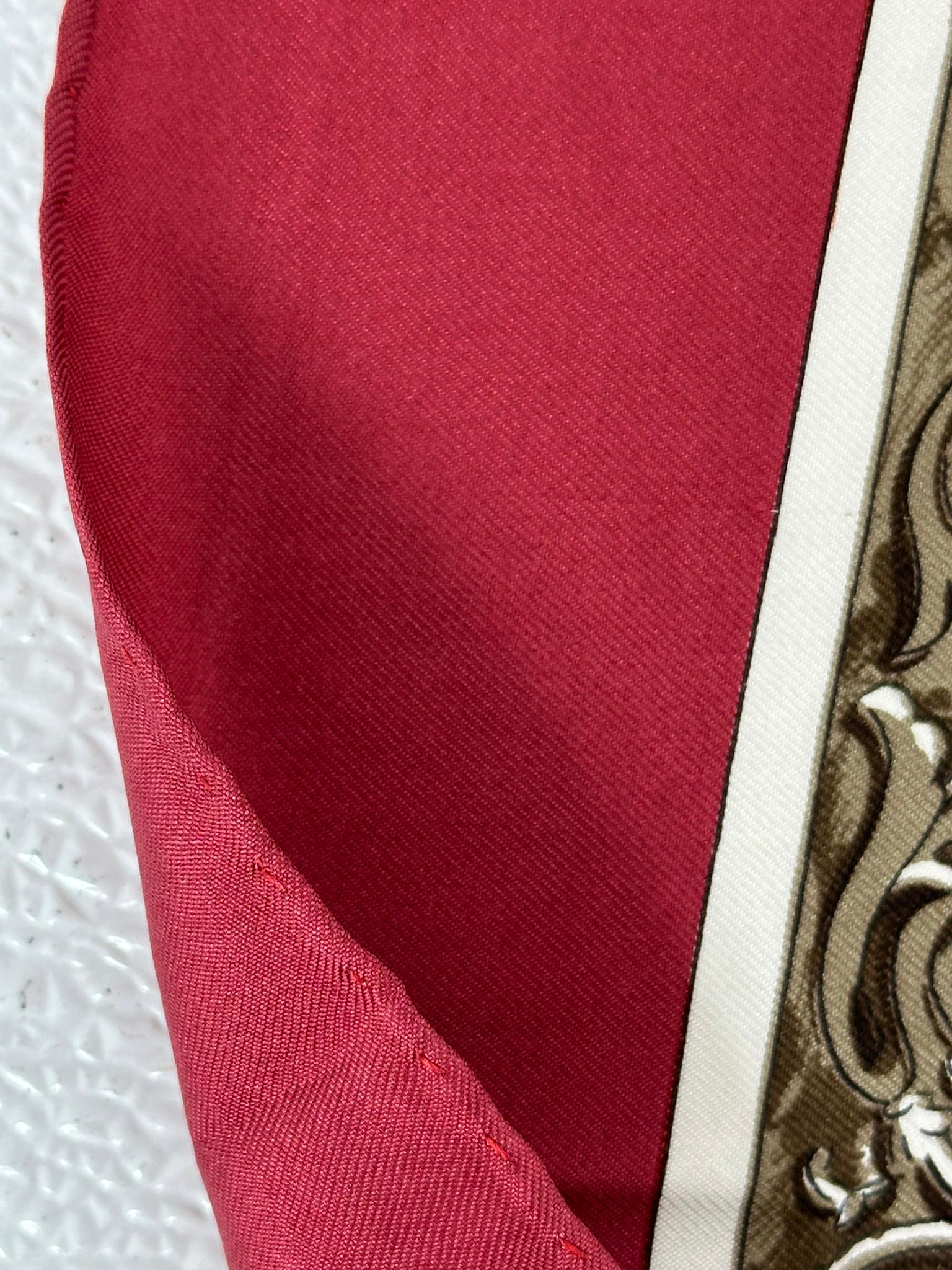 Sciarpa Hermes L'Hiver in twill di seta Design Philipp Ledoux C. 1968 90 cm. in vendita 9