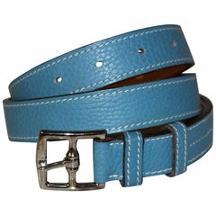 Hermes Light Blue Belt