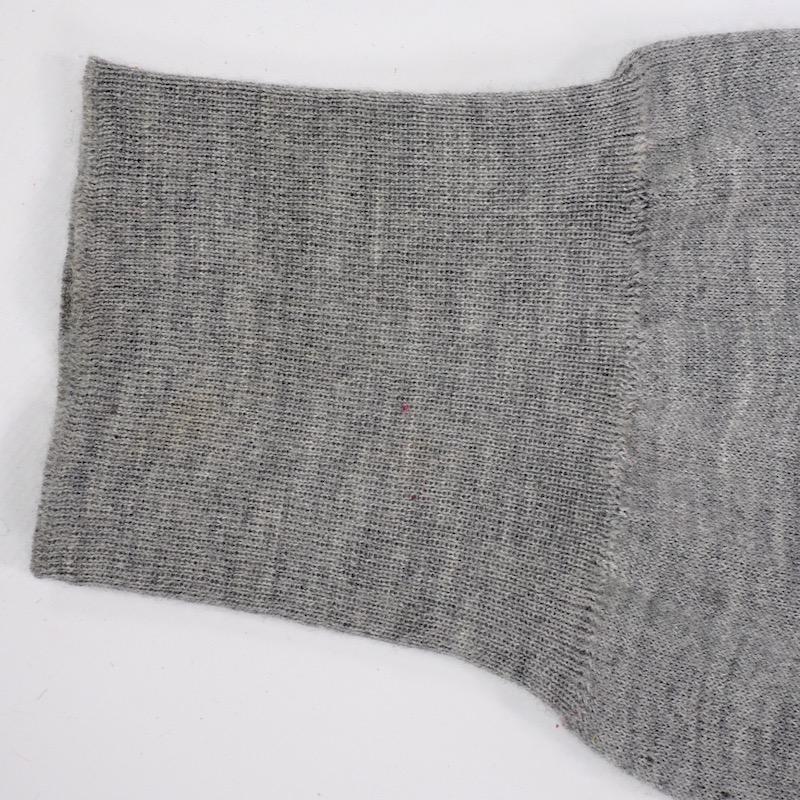 Gray Hermes Light Grey Fine Cashmere and Silk Roll Neck For Sale