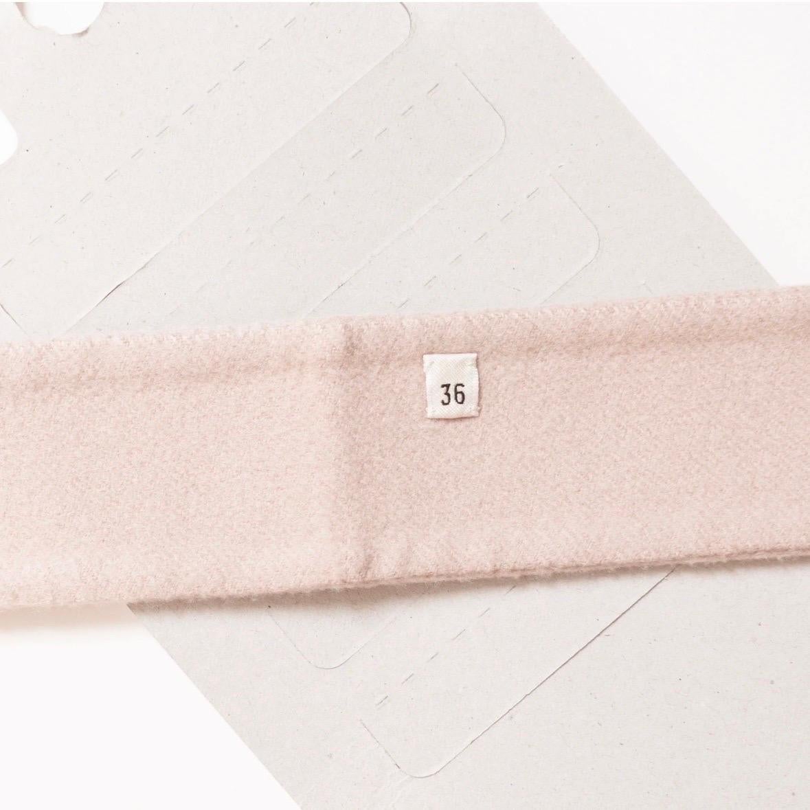 Hermès Light Pink Cashmere Wide Collar Coat  For Sale 6