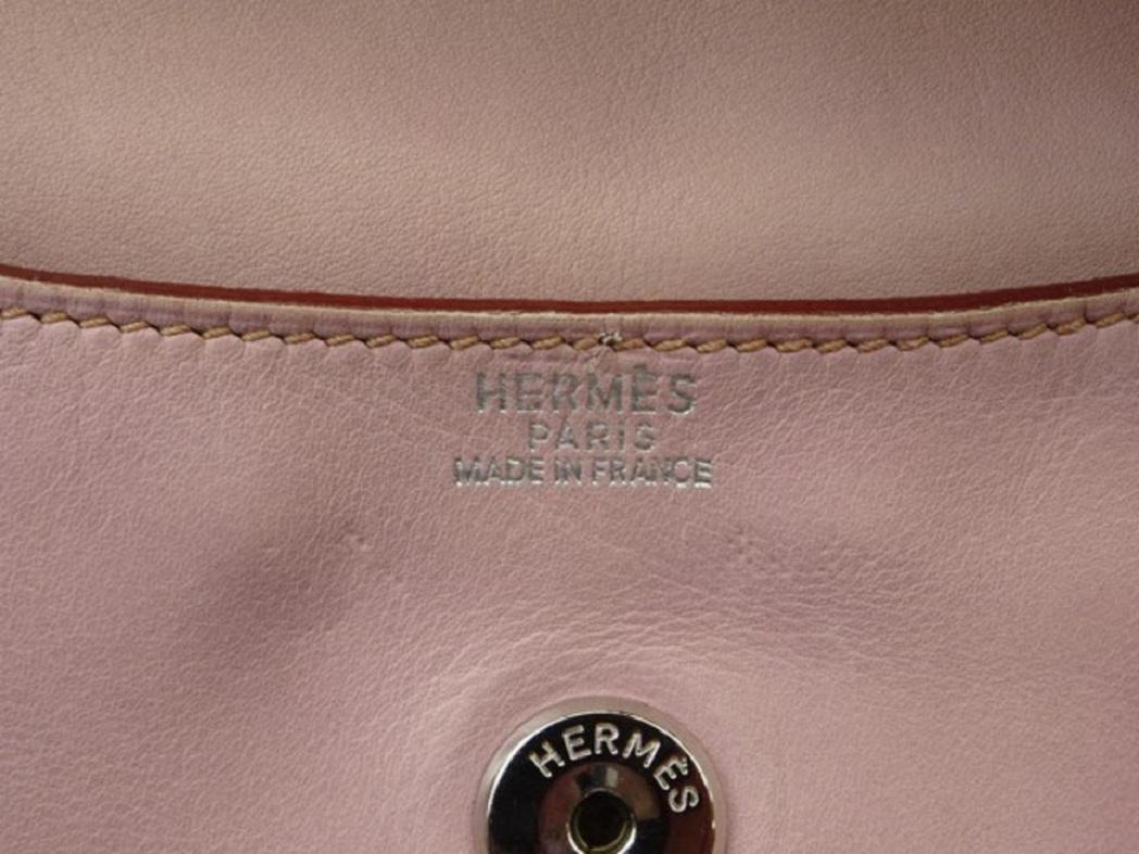 Women's Hermès Light Pink Clutch Rose Swift Leather Rio 221345 Wallet For Sale
