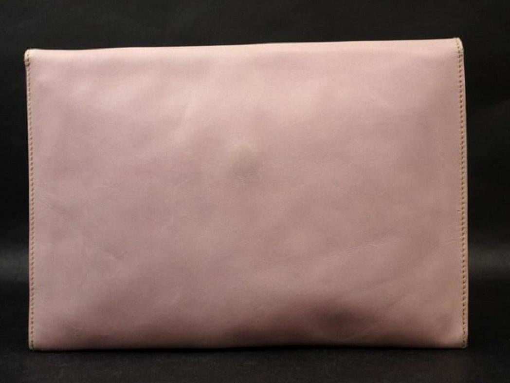 Hermès Light Pink Clutch Rose Swift Leather Rio 221345 Wallet For Sale 2