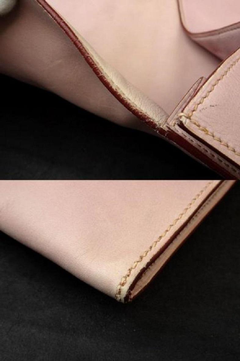 Hermès Light Pink Clutch Rose Swift Leather Rio 221345 Wallet For Sale 3