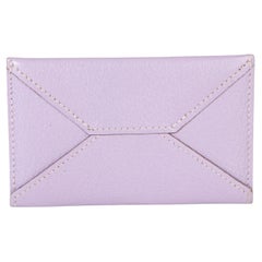 Hermès Lilac Chevre Mysore Card Holder