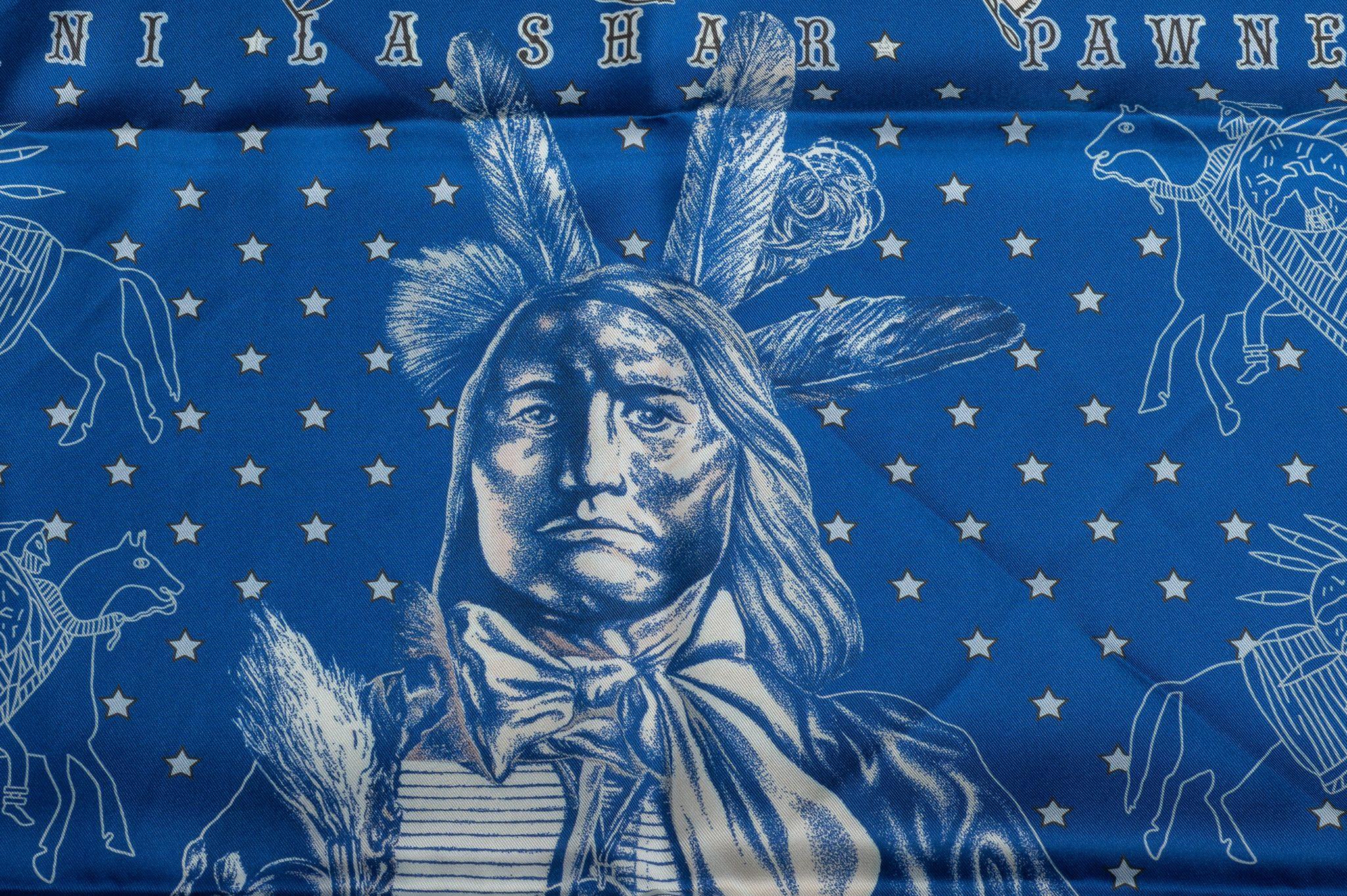 Hermès Lim. Ed. Pawnee Bandana Scarf New in Box For Sale 2