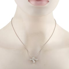 Hermes Lima, collana in oro bianco 18 carati con diamanti da 0,90 carati HE14-040726