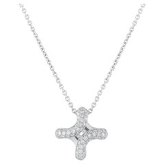 Hermes Lima, collana in oro bianco 18 carati con diamanti da 0,90 carati HE14-040726