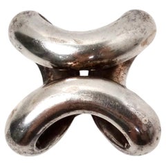 Hermes Lima GM Large 925 Silver Geometric Pendent