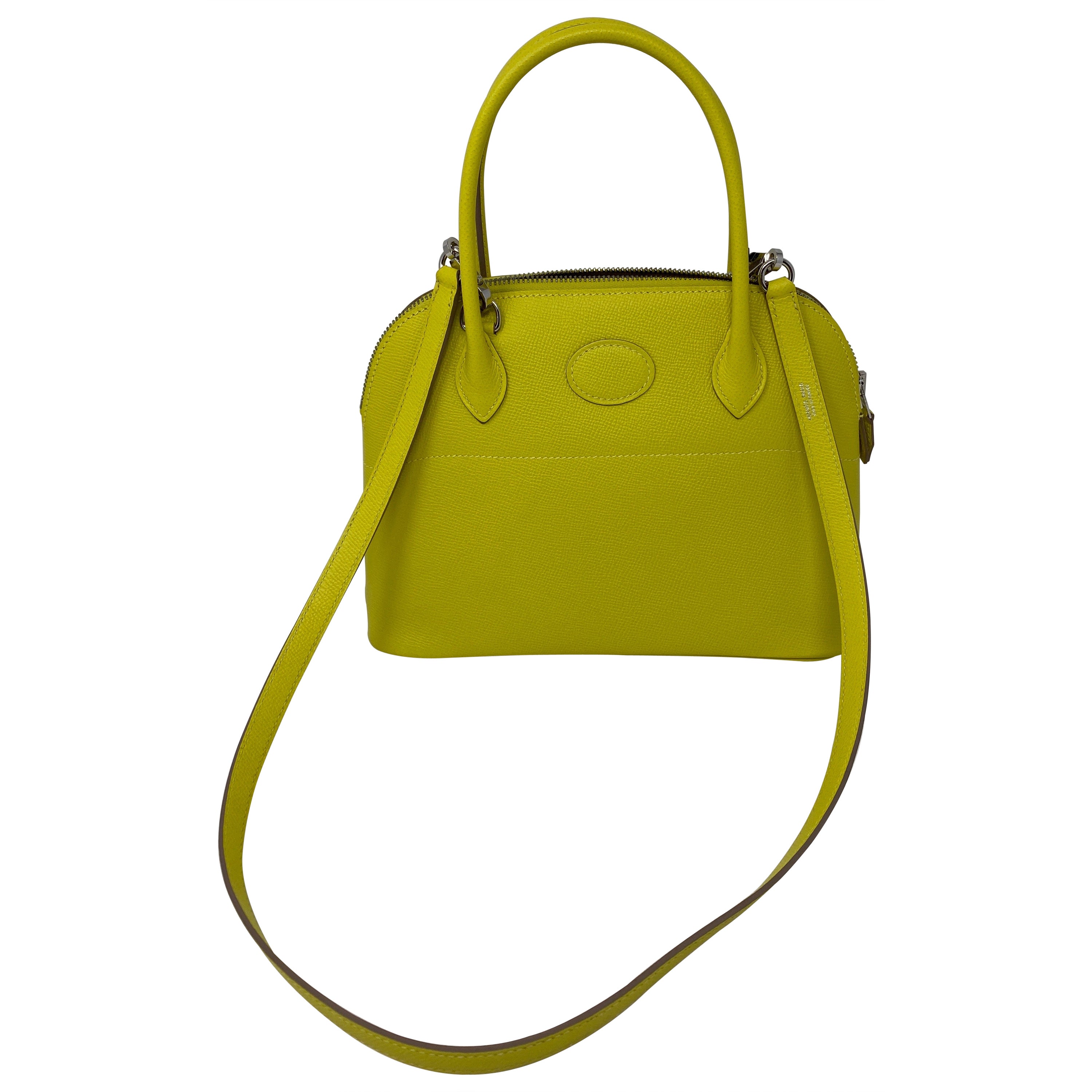 Hermes Lime Bolide 27 Bag