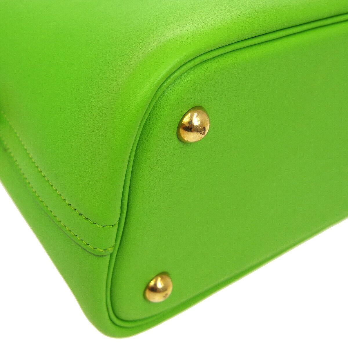 lime green hermes bag