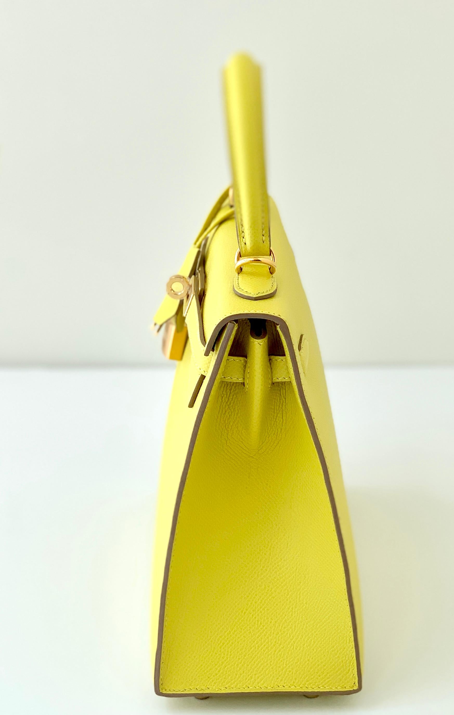 hermes kelly lime