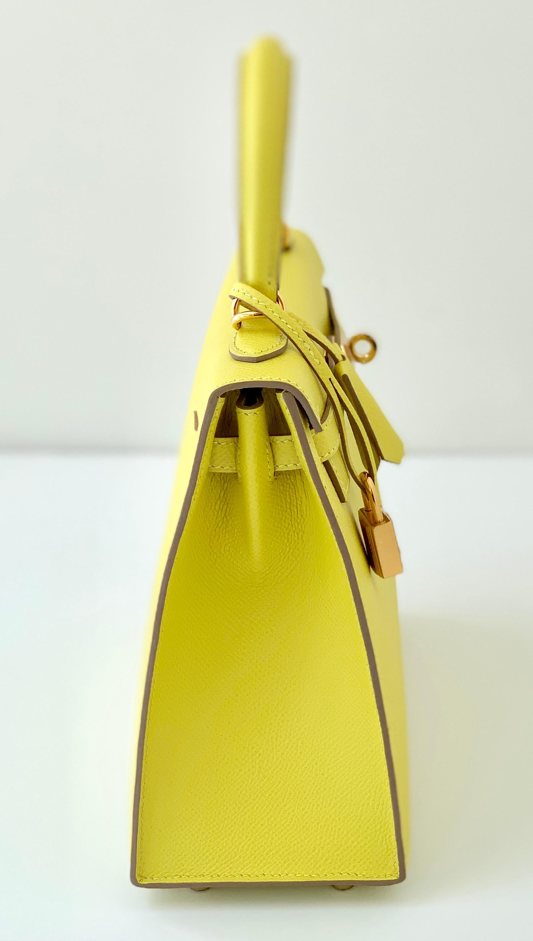 hermes lime kelly