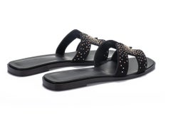 Hermes Lim.Ed. Black Rhinestones Oran BN