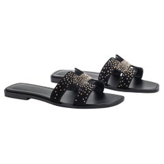 Hermes Lim.Ed. Strass neri Oran BN