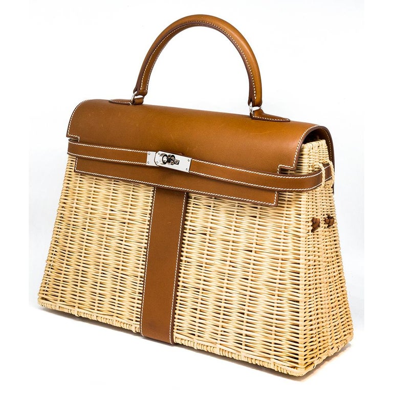 Hermès Limited Edition 35cm Kelly Picnic Bag at 1stDibs hermes picnic