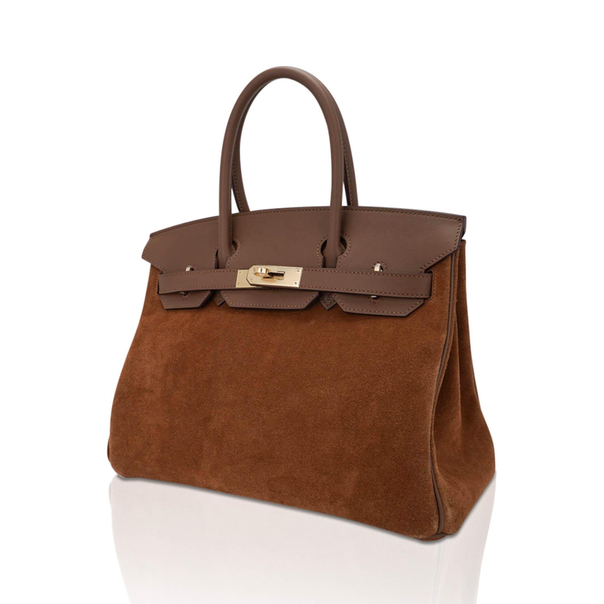 Hermes Limited Edition Birkin 30 Grizzly Bag Alezan Permabrass Hardware Neuf à Miami, FL