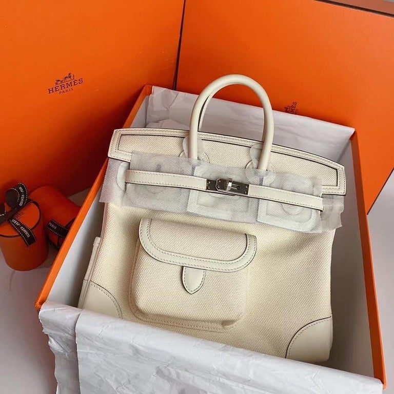 Hermès Limited Edition Cargo Birkin 25 PHW Brand New For Sale at 1stDibs