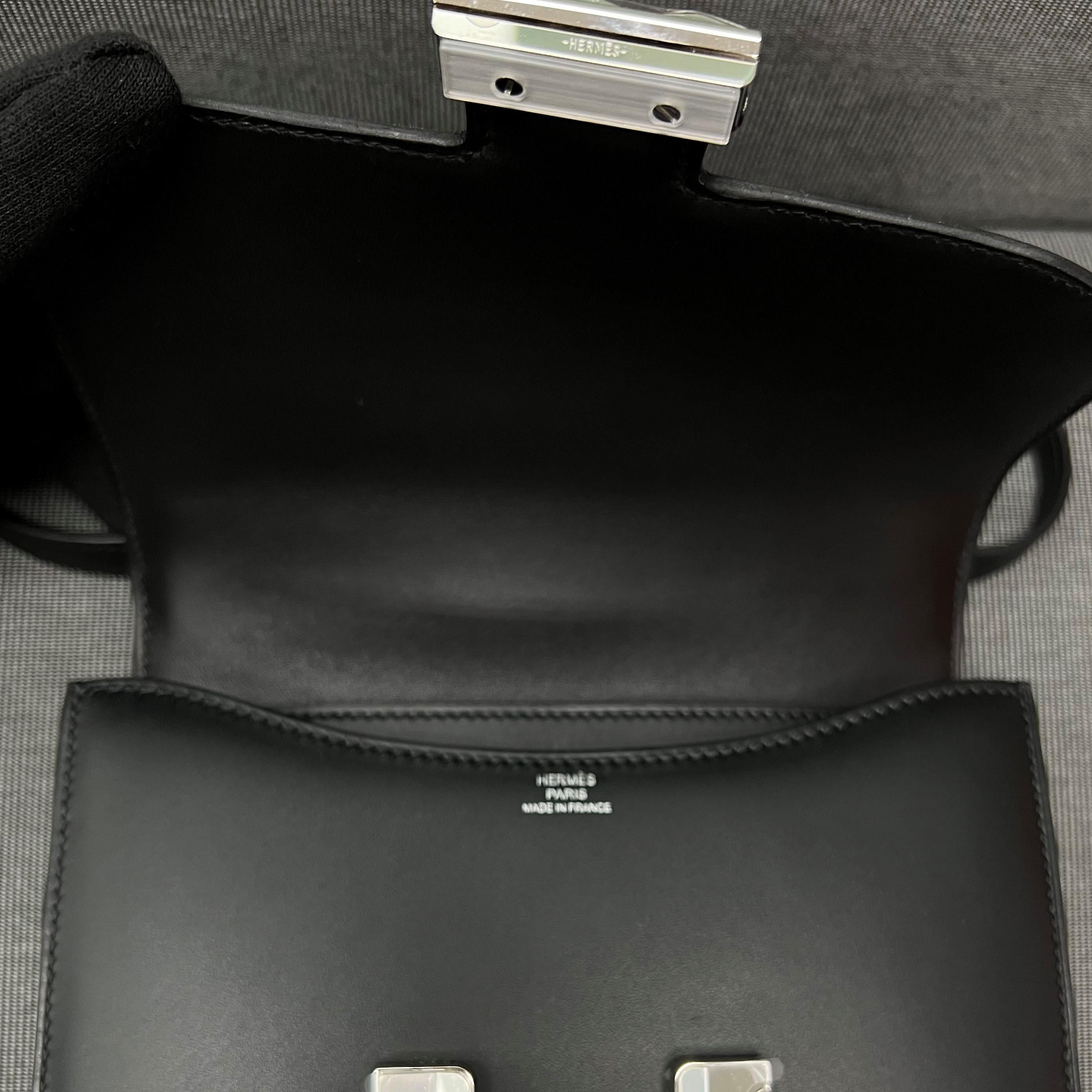 Black Hermès Limited Edition Constance 18 Studio Disco PHW 2021 Brand New For Sale