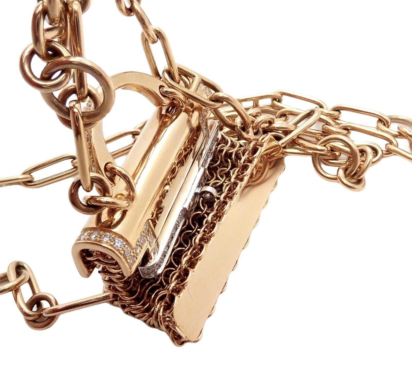 hermes kelly diamond necklace