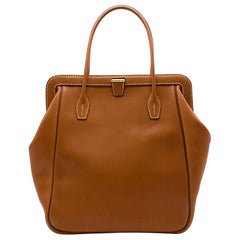 Hermès Limited Edition 'Doctors Bag' Convoyeur GM in Gold Barenia