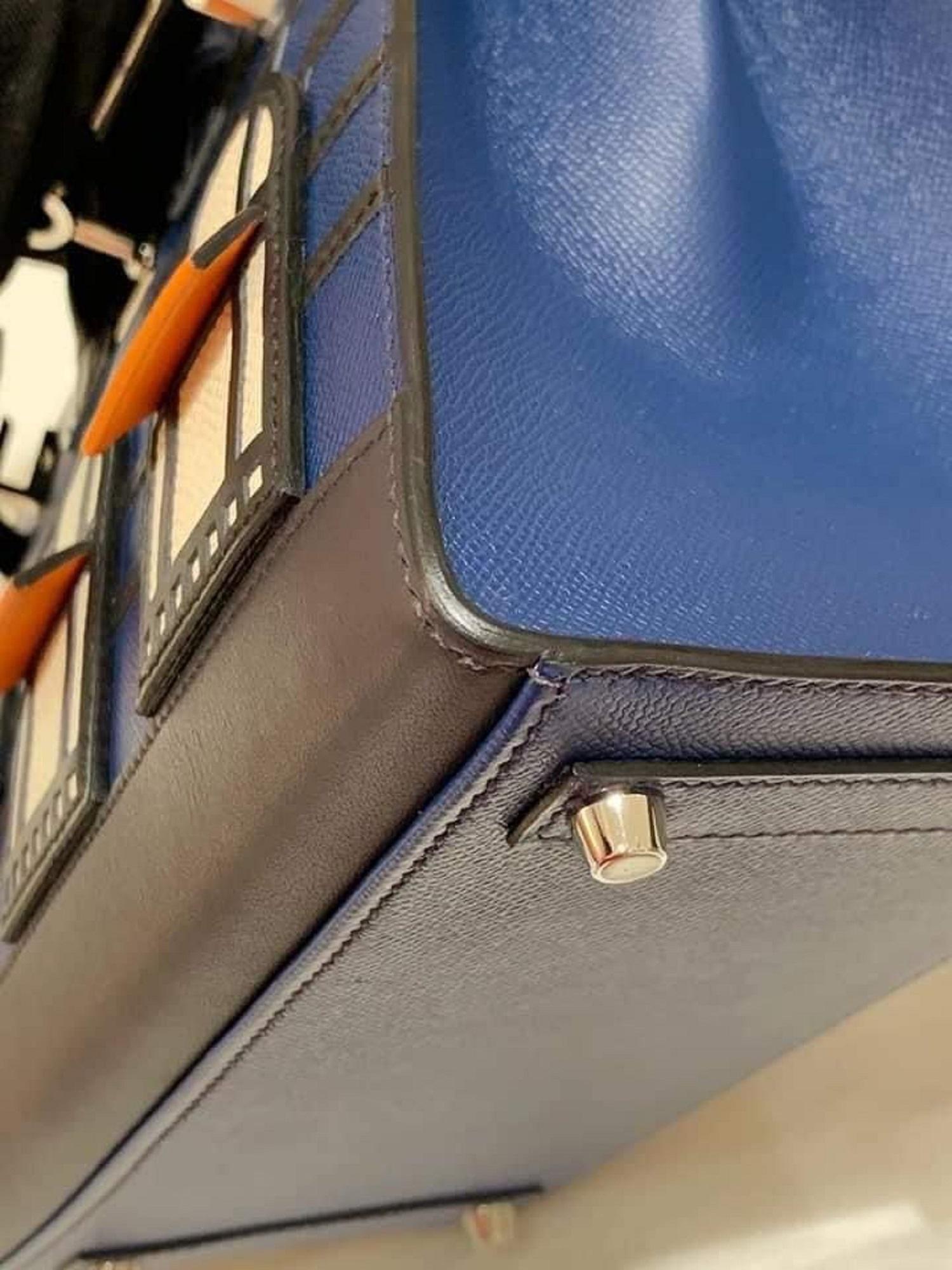 Hermès Limited Edition Faubourg Sellier Birkin 20 PHW in Excellent Condition In Excellent Condition For Sale In Hong Kong, HK