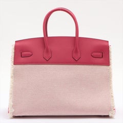 Hermes Limited Edition Frey Birkin 35cm Framboise Palladium Hardware