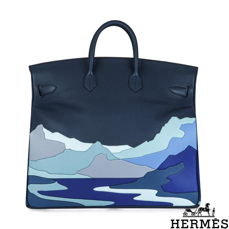 Hermès Limited Edition HAC Birkin 50 ''Endless Road'' PHW For Sale at  1stDibs | hermes hac 50, birkin 50 hac, hermes birkin 50