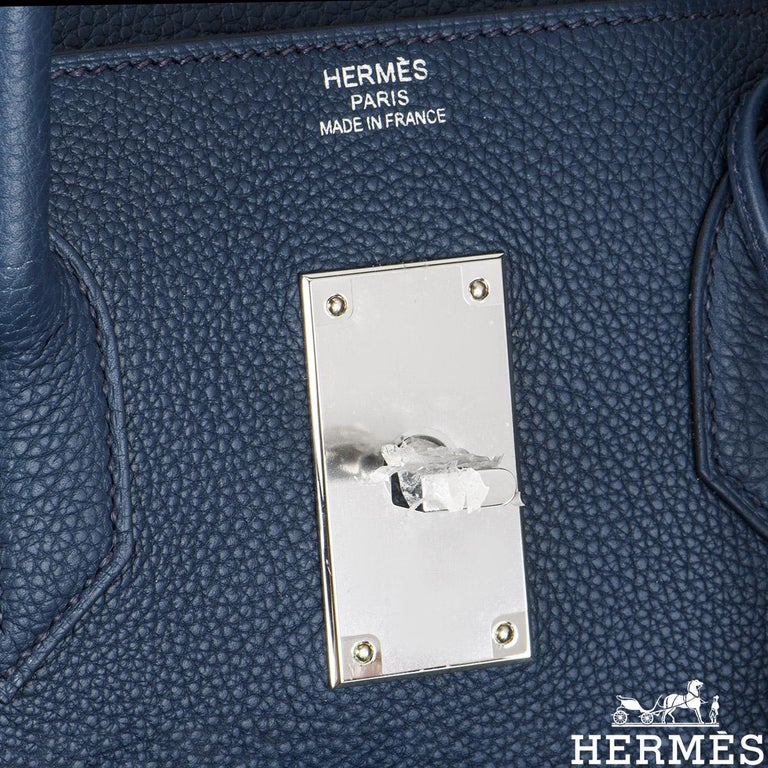 Hermès HAC Birkin 50 Endless Road Limited, Bleu de Prusse Togo Palla