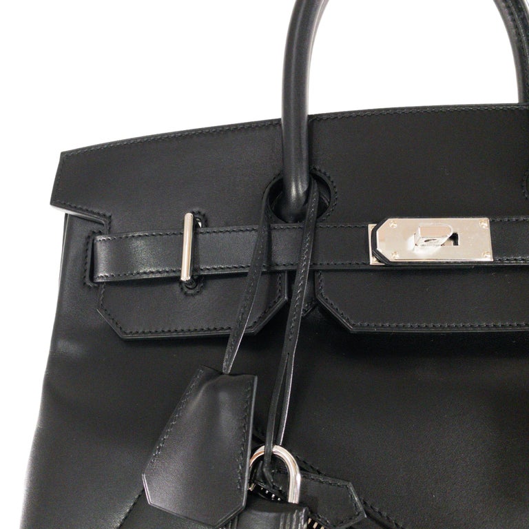 Limited Edition Black Box & Toile Geoland Cargo HAC Birkin 40 Palladium  Hardware, 2021, Handbags & Accessories, 2022