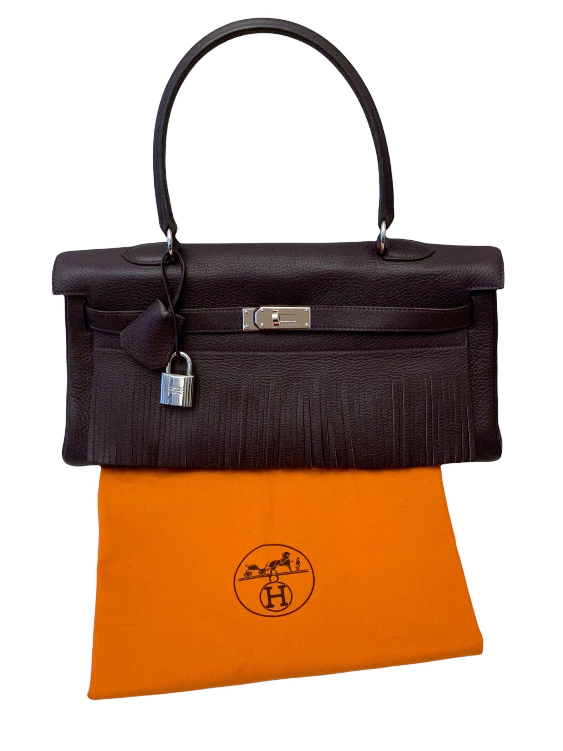 Hermès Limited Edition Kelly Fringe JPG Shoulder Birkin Bag 10