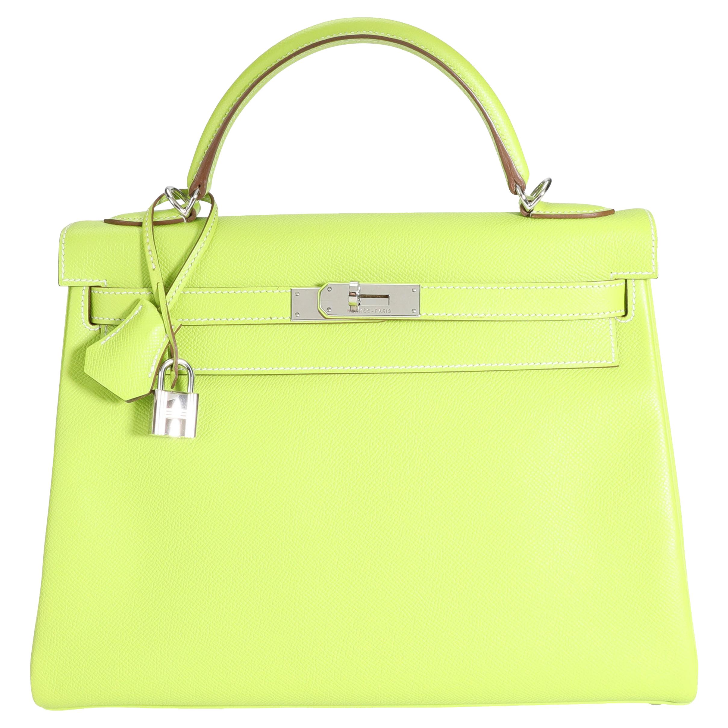 HERMES Mini Miniature LIMITED EDITION Birkin bag KIWI Epsom at