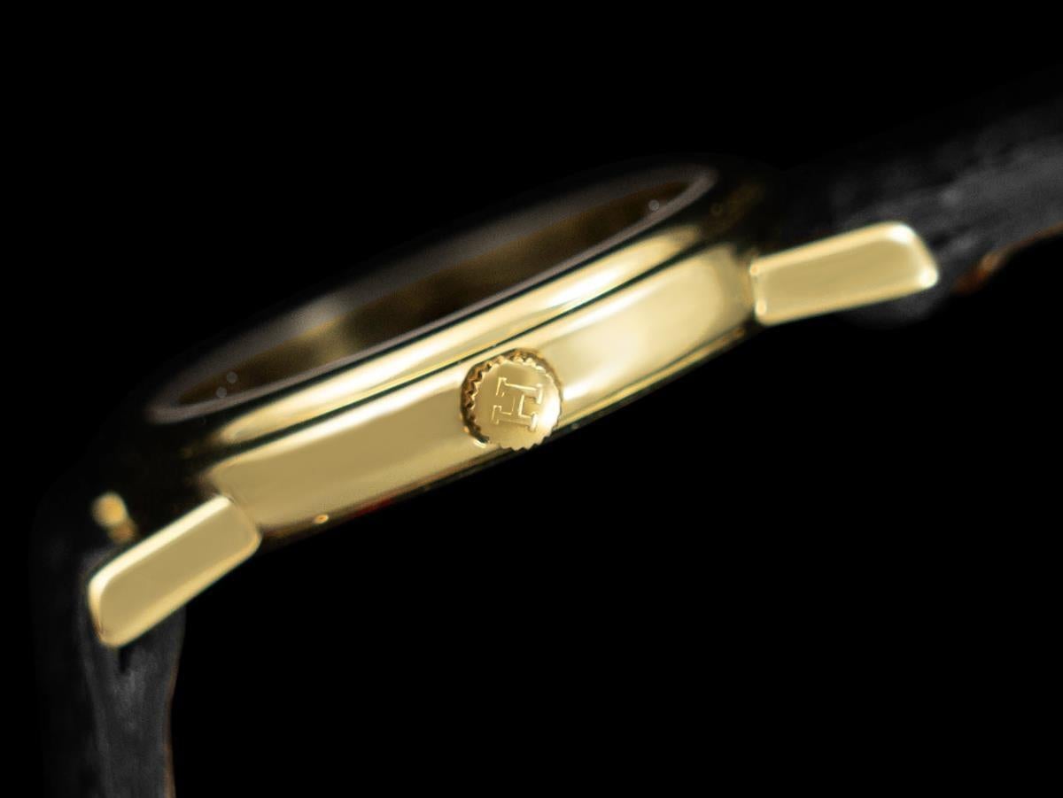 Women's HERMES LIMITED EDITION Ladies 18K Gold and Diamond Watch - Mint with Box For Sale
