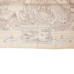 Hermès Limited Edition "Madison Avenue" 90cm Silk Scarf by Kermit Oliver, 2000.