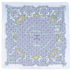 Hermes Limited Edition Mors & Gourmettes silk-twill scarf
