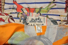 Hermes "Limited Edition" "Native American Tribal" Silk Jacquard Shirt