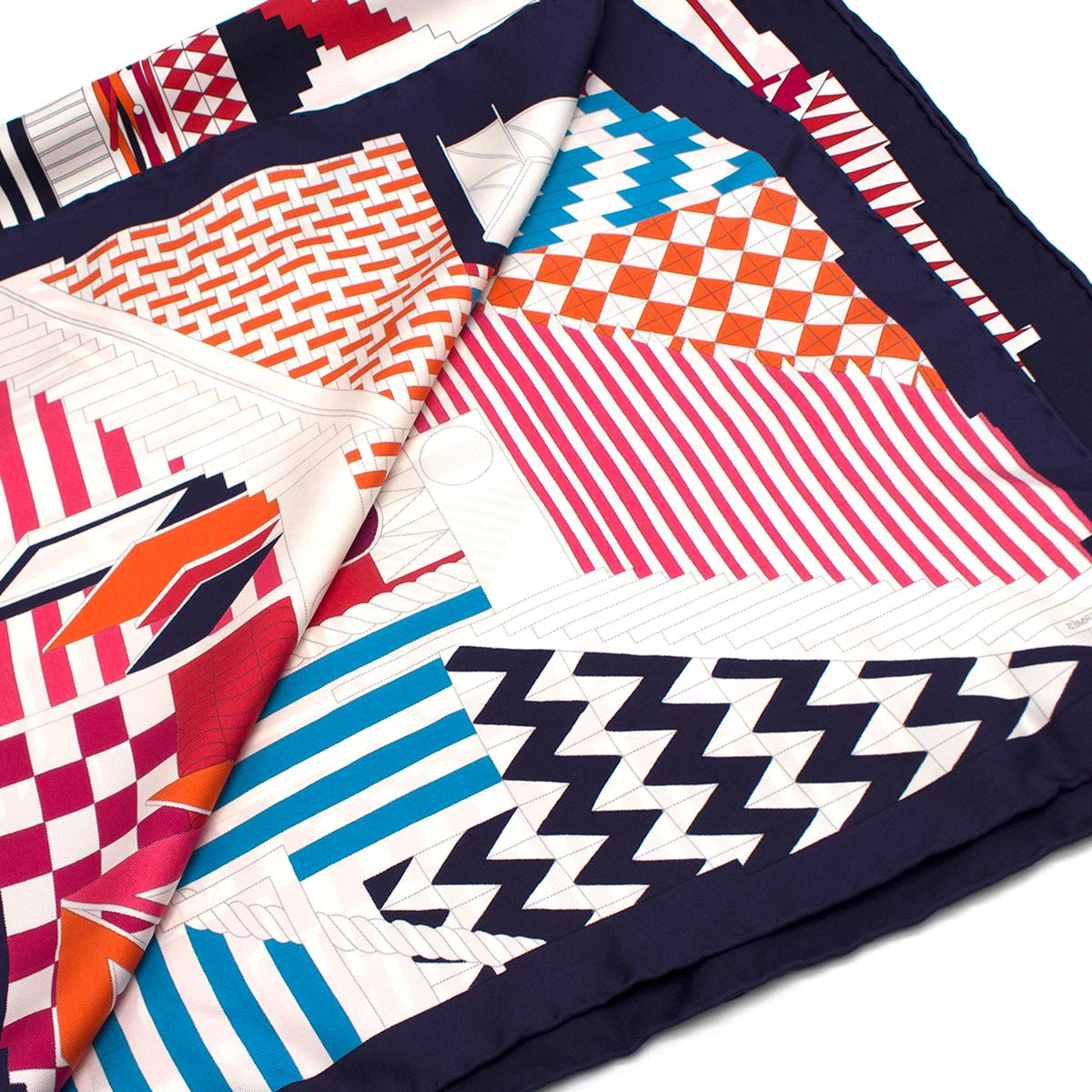 Hermes Limited Edition Promenade au Faubourg silk-twill scarf 3