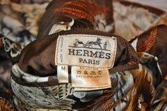 Hermes "Limited Edition" Reversible "Collection of Fowls" Cocoon Button Jacket