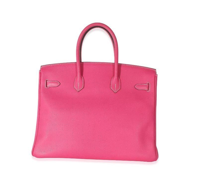Listing Title: Hermès Limited Edition Rose Tyrien & Tosca Epsom Candy Birkin 35 PHW
SKU: 122943
Condition: Pre-owned 
Condition Description: The elusive Birkin bag from Hermès was designed after then-artistic director, Jean-Louis Dumas, was sat next