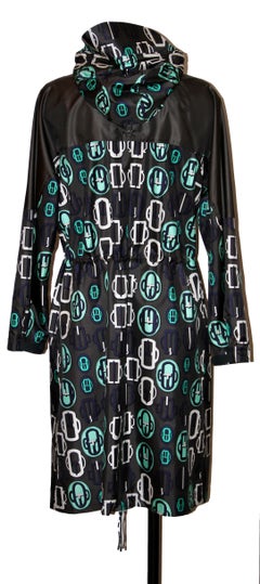 Hermes Limited Edition Silk Parka Print Bouclerie Moderne