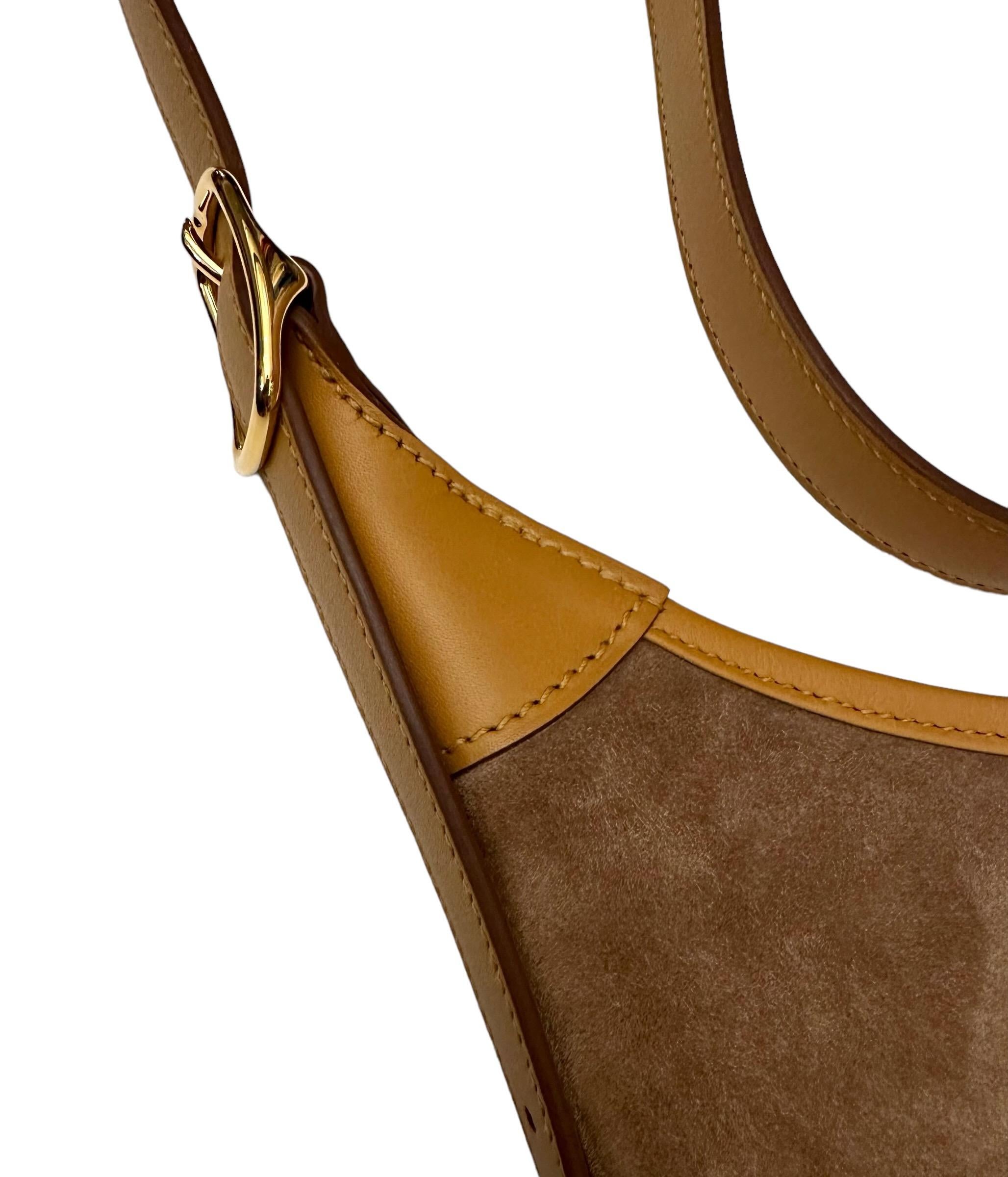 Hermès Limited Edition Veau Doblis Swift Anate Trim II Bag For Sale 2