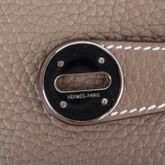 Hermes Lindy 30 Bag Coveted eToupe Clemence Palladium